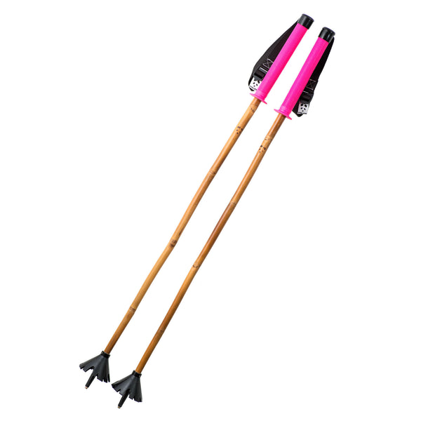 Deerhorn poles 天然竹製ストック バンブースキーポール 113cm Deerhorn poles 天然竹製ストック バンブースキーポール 113cm