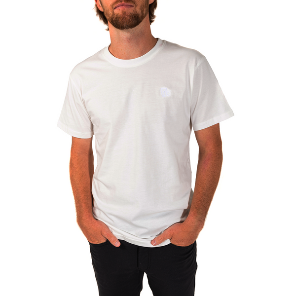 Embroidered One Degree Tee / Natural