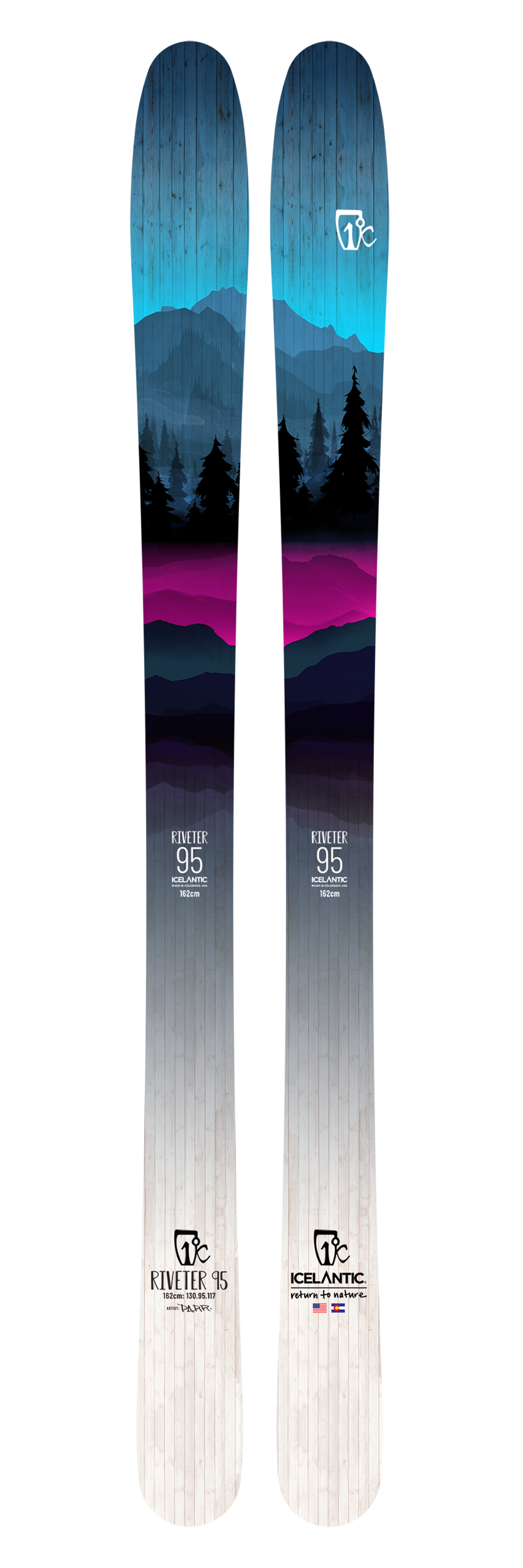Icelantic RIVETER 95 Ski 2025 - Womens – Teton Wasatch Ski Co.